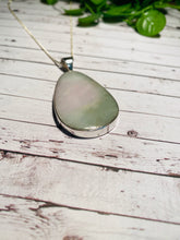 Load image into Gallery viewer, Burmese Jade Stirling silver pendant - necklace