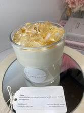 Load image into Gallery viewer, Large Citrine natural soy Candle - Large candle size (285g)