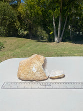 Load image into Gallery viewer, Clear Quartz crystal geode - home décor and table display 20