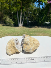 Load image into Gallery viewer, Clear Quartz crystal geode - home décor and table display 30