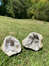 Load image into Gallery viewer, Clear Quartz crystal geode - home décor and table display 30