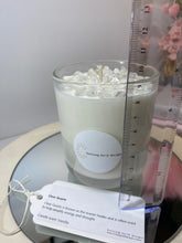 Load image into Gallery viewer, Large Clear Quartz natural soy Candle - Large candle size (285g)