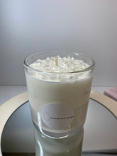Load image into Gallery viewer, Large Clear Quartz natural soy Candle - Large candle size (285g)