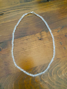 Clear Quartz bead necklace