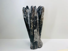 Load image into Gallery viewer, Freestanding Fossil Orthoceras statute