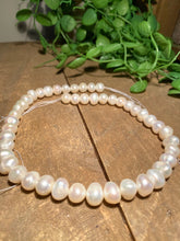 Load image into Gallery viewer, String of Fresh water Pearl beads - jewellery, necklace