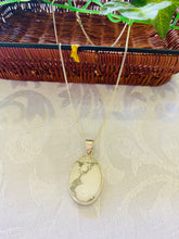 Load image into Gallery viewer, Howlite pendant set in sterling silver - necklace