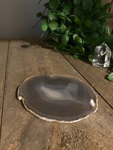 Load image into Gallery viewer, Natural polished Agate Slice drink coaster