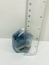 Load image into Gallery viewer, Natural Agate Druze tower - natural stone paper weight - home decor or unique office display
