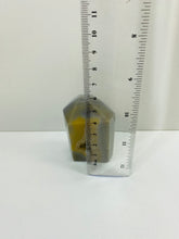 Load image into Gallery viewer, Natural Agate Druze tower - natural stone paper weight - home decor or unique office display