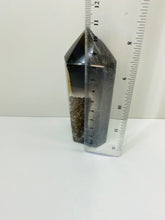 Load image into Gallery viewer, Natural Agate Druze tower - natural stone paper weight - home decor or unique office display