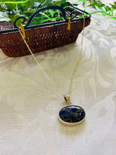 Load image into Gallery viewer, Lapis Lazuri pendant set in sterling silver - necklace