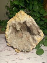 Load image into Gallery viewer, Large Clear Quartz crystal geode - home décor and table display AGMD0008