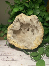Load image into Gallery viewer, Large Clear Quartz crystal geode - home décor and table display AGMD0008