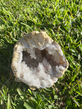 Load image into Gallery viewer, Large Clear Quartz crystal geode - home décor and table display AGMD0008