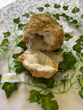 Load image into Gallery viewer, Large Clear Quartz crystal geode - home décor and table display AGMD0009