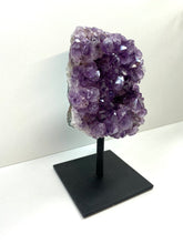 Load image into Gallery viewer, Amethyst Crystal on display stand - Large