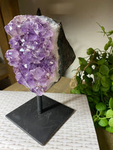 Load image into Gallery viewer, Amethyst Crystal on display stand - Large
