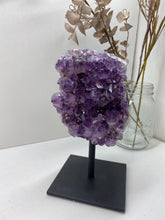 Load image into Gallery viewer, Amethyst Crystal on display stand - Large