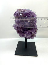 Load image into Gallery viewer, Amethyst Crystal on display stand - Large
