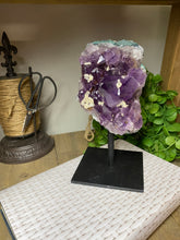 Load image into Gallery viewer, Amethyst Crystal on display stand - Large