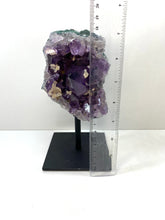 Load image into Gallery viewer, Amethyst Crystal on display stand - Large
