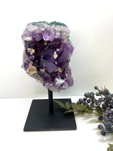 Load image into Gallery viewer, Amethyst Crystal on display stand - Large