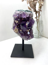 Load image into Gallery viewer, Amethyst Crystal on display stand - Large
