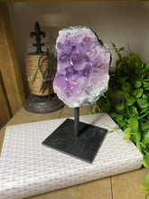 Load image into Gallery viewer, Amethyst Crystal on display stand - Large