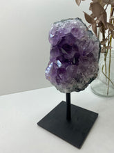 Load image into Gallery viewer, Amethyst Crystal on display stand - Large