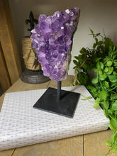 Load image into Gallery viewer, Amethyst Crystal on display stand - Large