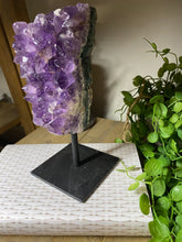 Load image into Gallery viewer, Amethyst Crystal on display stand - Large