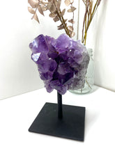 Load image into Gallery viewer, Amethyst Crystal on display stand - Large