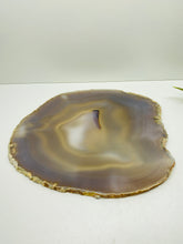 Load image into Gallery viewer, Large polished Natural Agate slice - cheese board, serving platter or display piece
