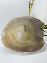 Load image into Gallery viewer, Large polished Natural Agate slice - cheese board, serving platter or display piece