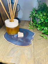Load image into Gallery viewer, Large polished Natural Agate slice - cheese board, serving platter or display piece