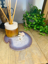 Load image into Gallery viewer, Large polished Natural Agate slice - cheese board, serving platter or display piece