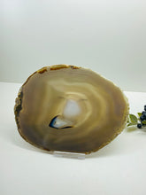 Load image into Gallery viewer, Large polished Natural Agate slice - cheese board, serving platter or display piece