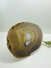 Load image into Gallery viewer, Large polished Natural Agate slice - cheese board, serving platter or display piece