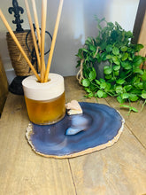 Load image into Gallery viewer, Large polished Natural Agate slice - cheese board, serving platter or display piece