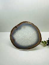 Load image into Gallery viewer, Large polished Natural Agate slice - cheese board, serving platter or display piece