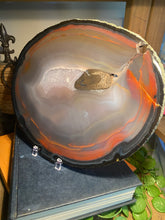 Load image into Gallery viewer, Large polished Natural Agate slice 15