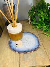 Load image into Gallery viewer, Large polished Natural Agate slice - cheese board, serving platter or display piece