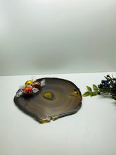 Load image into Gallery viewer, Large polished Natural Agate slice - cheese board, serving platter or display piece