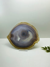 Load image into Gallery viewer, Large polished Natural Agate slice - cheese board, serving platter or display piece