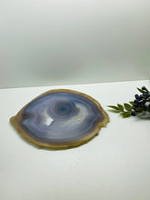 Load image into Gallery viewer, Large polished Natural Agate slice - cheese board, serving platter or display piece