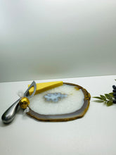 Load image into Gallery viewer, Large polished Natural Agate slice - cheese board, serving platter or display piece