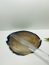 Load image into Gallery viewer, Large polished Natural Agate slice - cheese board, serving platter or display piece