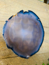Load image into Gallery viewer, Large polished Natural Agate slice - cheese board, serving platter or display piece