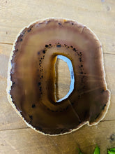 Load image into Gallery viewer, Large polished Natural Agate slice - cheese board, serving platter or display piece